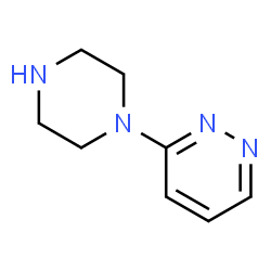 ChemSpider 2D Image | 1-(6-Pyridazinyl)piperazine | C8H12N4