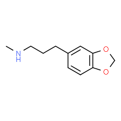 ChemSpider 2D Image | 3-(1,3-Benzodioxol-5-yl)-N-methyl-1-propanamine | C11H15NO2