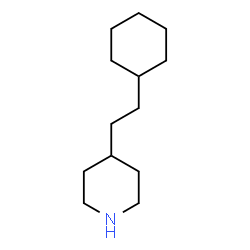 ChemSpider 2D Image | 4-(2-Cyclohexylethyl)piperidine | C13H25N