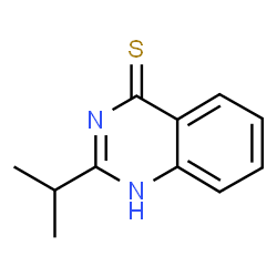 ChemSpider 2D Image | 2-Isopropyl-4(1H)-quinazolinethione | C11H12N2S