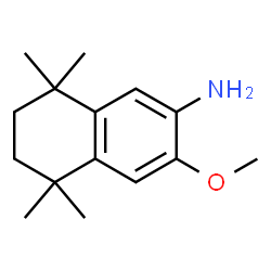 ChemSpider 2D Image | 3-Methoxy-5,5,8,8-tetramethyl-5,6,7,8-tetrahydro-2-naphthalenamine | C15H23NO