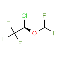 ChemSpider 2D Image | (2R)-2-Chloro-2-(difluoromethoxy)-1,1,1-trifluoroethane | C3H2ClF5O