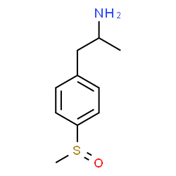 ChemSpider 2D Image | 1-[4-(Methylsulfinyl)phenyl]-2-propanamine | C10H15NOS