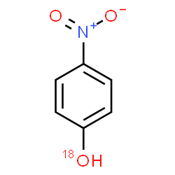 ChemSpider 2D Image | 4-Nitro(~18~O)phenol | C6H5NO218O