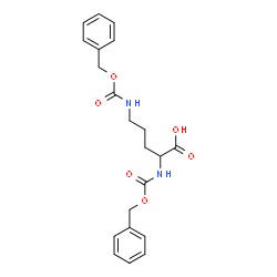 ChemSpider 2D Image | N~2~,N~5~-Bis[(benzyloxy)carbonyl]ornithine | C21H24N2O6