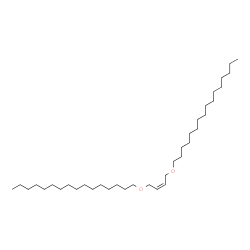 ChemSpider 2D Image | 1-{[(2Z)-4-(Hexadecyloxy)-2-buten-1-yl]oxy}hexadecane | C36H72O2