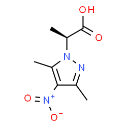 ChemSpider 2D Image | (2S)-2-(3,5-Dimethyl-4-nitro-1H-pyrazol-1-yl)propanoic acid | C8H11N3O4