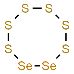 ChemSpider 2D Image | 1,2,3,4,5,6,7,8-Hexathiadiselenocane | S6Se2