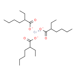 ChemSpider 2D Image | CHROMIUM (III) 2-ETHYLHEXANOATE | C24H45CrO6