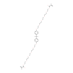 ChemSpider 2D Image | 2,2-Propanediylbis(4,1-phenyleneoxy-3,6,9,12-tetraoxatetradecane-14,1-diyl) bis(2-methylacrylate) | C43H64O14