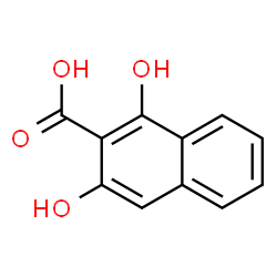 ChemSpider 2D Image | 1,3-Dihydroxy-2-Naphthoic Acid | C11H8O4