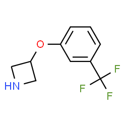 ChemSpider 2D Image | 3-(3-(trifluoromethyl)phenoxy)azetidine | C10H10F3NO