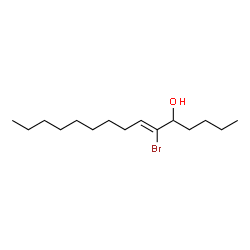 ChemSpider 2D Image | (6Z)-6-Bromo-6-pentadecen-5-ol | C15H29BrO