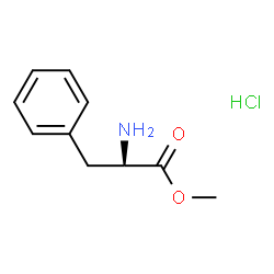 ChemSpider 2D Image | D-Phenylalanine methyl ester HCl | C10H14ClNO2