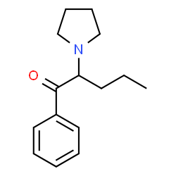 ChemSpider 2D Image | alpha-Pyrrolidinopentiophenone | C15H21NO