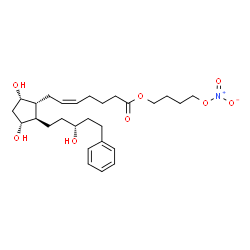 ChemSpider 2D Image | Latanoprostene bunod | C27H41NO8