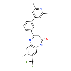 ChemSpider 2D Image | Ro4491533 | C24H20F3N3O