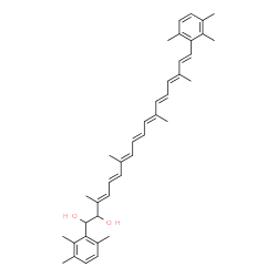 ChemSpider 2D Image | 7,8-Dihydro-phi,phi-carotene-7,8-diol | C40H50O2
