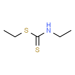 ChemSpider 2D Image | Ethyl ethylcarbamodithioate | C5H11NS2