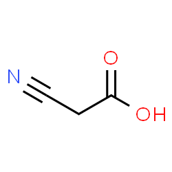 ChemSpider 2D Image | Cyanoacetic acid | C3H3NO2