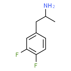 ChemSpider 2D Image | 1-(3,4-Difluorophenyl)-2-propanamine | C9H11F2N