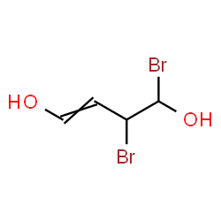 ChemSpider 2D Image | 3,4-Dibromo-1-butene-1,4-diol | C4H6Br2O2