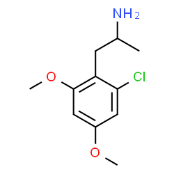 ChemSpider 2D Image | 1-(2-Chloro-4,6-dimethoxyphenyl)-2-propanamine | C11H16ClNO2