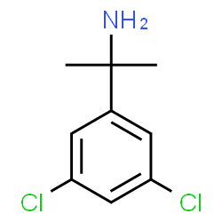 ChemSpider 2D Image | 2-(3,5-Dichlorophenyl)-2-propanamine | C9H11Cl2N