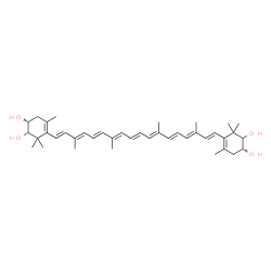 ChemSpider 2D Image | (3R,3'R)-beta,beta-Carotene-2,2',3,3'-tetrol | C40H56O4