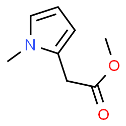 ChemSpider 2D Image | Methyl,1-methyl pyrroleacetate | C8H11NO2