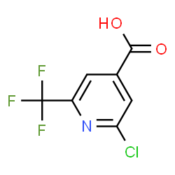 ChemSpider 2D Image | 2-Chloro-6-(trifluoromethyl)isonicotinic acid | C7H3ClF3NO2