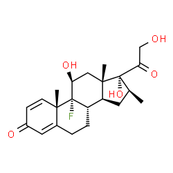 ChemSpider 2D Image | Betamethasone | C22H29FO5