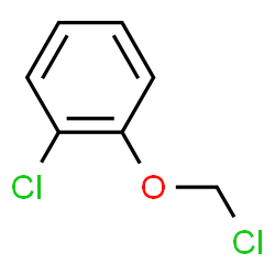 ChemSpider 2D Image | 1-Chloro-2-(chloromethoxy)benzene | C7H6Cl2O