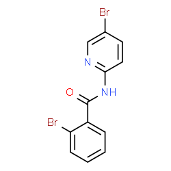 ChemSpider 2D Image | 2-Bromo-N-(5-bromo-2-pyridinyl)benzamide | C12H8Br2N2O