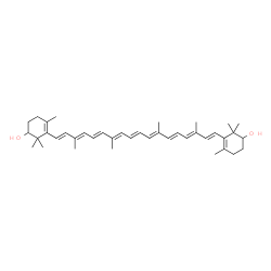 ChemSpider 2D Image | beta,beta-Carotene-2,2'-diol | C40H56O2
