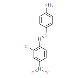 ChemSpider 2D Image | 4-((2-chloro-4-nitrophenyl)azo)aniline | C12H9ClN4O2