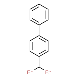 ChemSpider 2D Image | 4-(Dibromomethyl)biphenyl | C13H10Br2