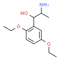 ChemSpider 2D Image | 2-Amino-1-(2,5-diethoxyphenyl)-1-propanol | C13H21NO3
