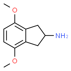 ChemSpider 2D Image | 4,7-Dimethoxy-2-indanamine | C11H15NO2
