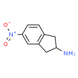 ChemSpider 2D Image | 5-Nitro-2-indanamine | C9H10N2O2