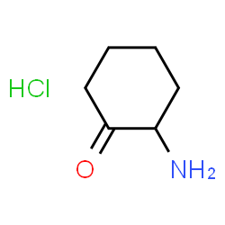 ChemSpider 2D Image | 2-aminocyclohexanone hydrochloride | C6H12ClNO