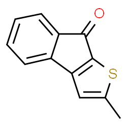 ChemSpider 2D Image | 2-Methyl-8H-indeno[2,1-b]thiophen-8-one | C12H8OS