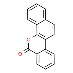 ChemSpider 2D Image | 6H-Dibenzo[c,h]chromen-6-one | C17H10O2