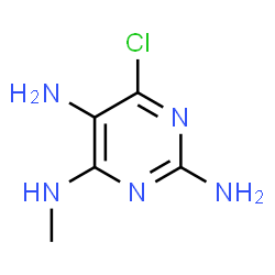 ChemSpider 2D Image | 6-Chloro-N4-methylpyrimidine-2,4,5-triamine | C5H8ClN5