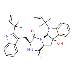 ChemSpider 2D Image | okaramine C | C32H36N4O3