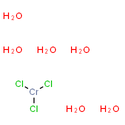 ChemSpider 2D Image | Chromium(III) chloride hexahydrate | H12Cl3CrO6