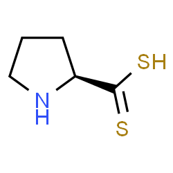 ChemSpider 2D Image | (2S)-2-Pyrrolidinecarbodithioic acid | C5H9NS2