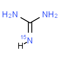 ChemSpider 2D Image | (N''-~15~N)Guanidine | CH5N215N