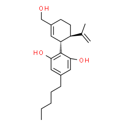 ChemSpider 2D Image | 7-hydroxycannabidiol | C21H30O3