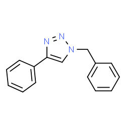 ChemSpider 2D Image | 1-Benzyl-4-phenyl-1,2,3-triazole | C15H13N3